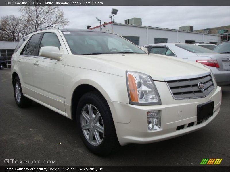 White Diamond Pearl / Light Neutral 2004 Cadillac SRX V6