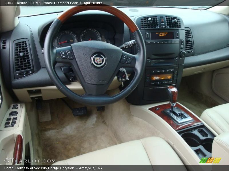 White Diamond Pearl / Light Neutral 2004 Cadillac SRX V6