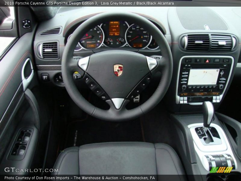 Lava Grey Metallic / Black/Black Alcantara 2010 Porsche Cayenne GTS Porsche Design Edition 3