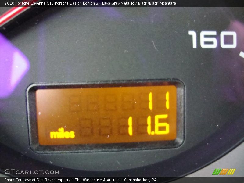 Lava Grey Metallic / Black/Black Alcantara 2010 Porsche Cayenne GTS Porsche Design Edition 3