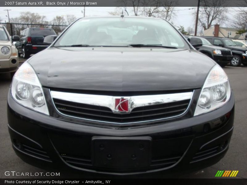 Black Onyx / Morocco Brown 2007 Saturn Aura XR