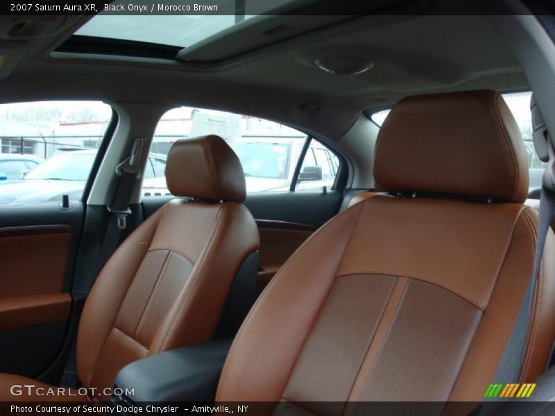 Black Onyx / Morocco Brown 2007 Saturn Aura XR