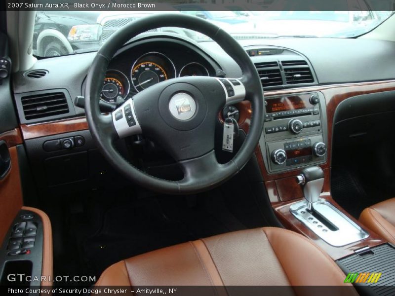 Black Onyx / Morocco Brown 2007 Saturn Aura XR