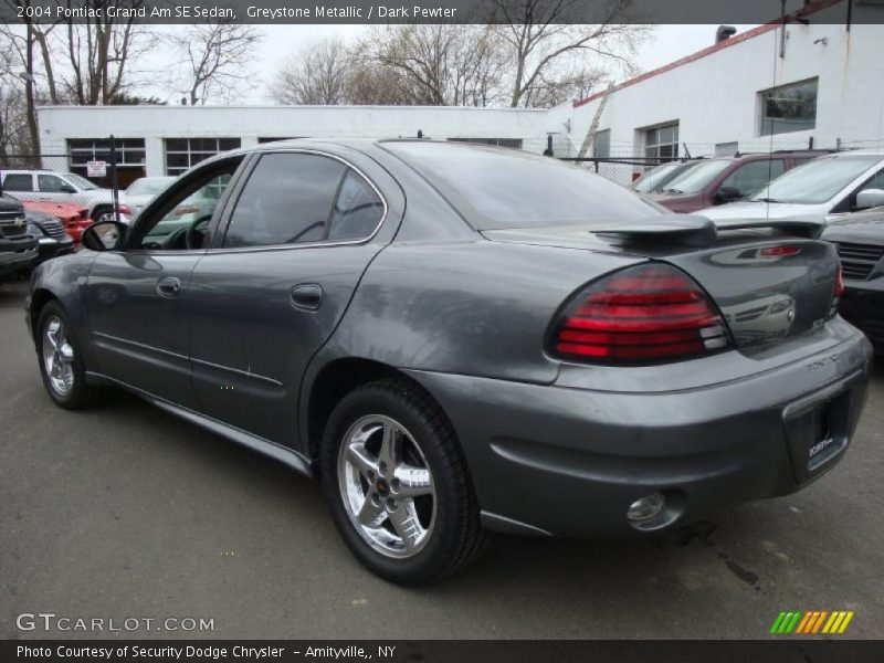 Greystone Metallic / Dark Pewter 2004 Pontiac Grand Am SE Sedan