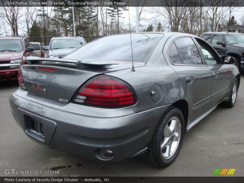 Greystone Metallic / Dark Pewter 2004 Pontiac Grand Am SE Sedan