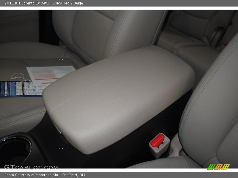 Spicy Red / Beige 2011 Kia Sorento EX AWD