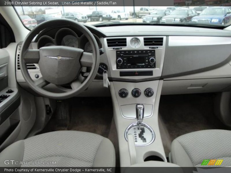 Linen Gold Metallic / Saddle/Tan 2008 Chrysler Sebring LX Sedan