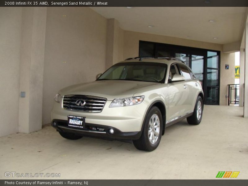 Serengeti Sand Metallic / Wheat 2008 Infiniti FX 35 AWD