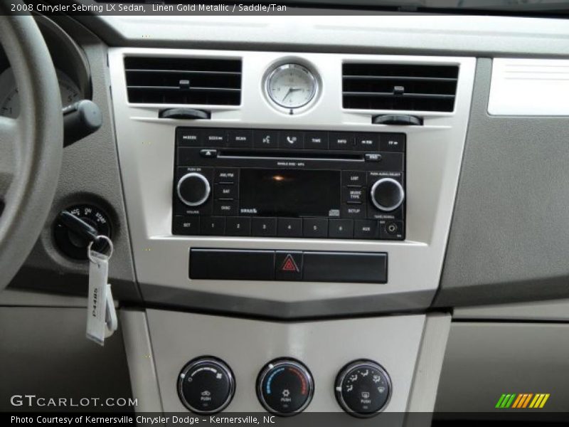 Linen Gold Metallic / Saddle/Tan 2008 Chrysler Sebring LX Sedan