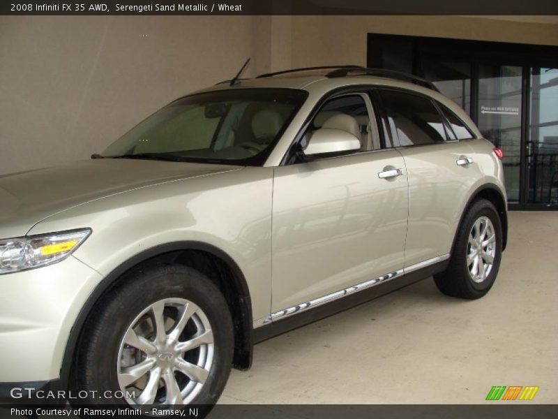 Serengeti Sand Metallic / Wheat 2008 Infiniti FX 35 AWD