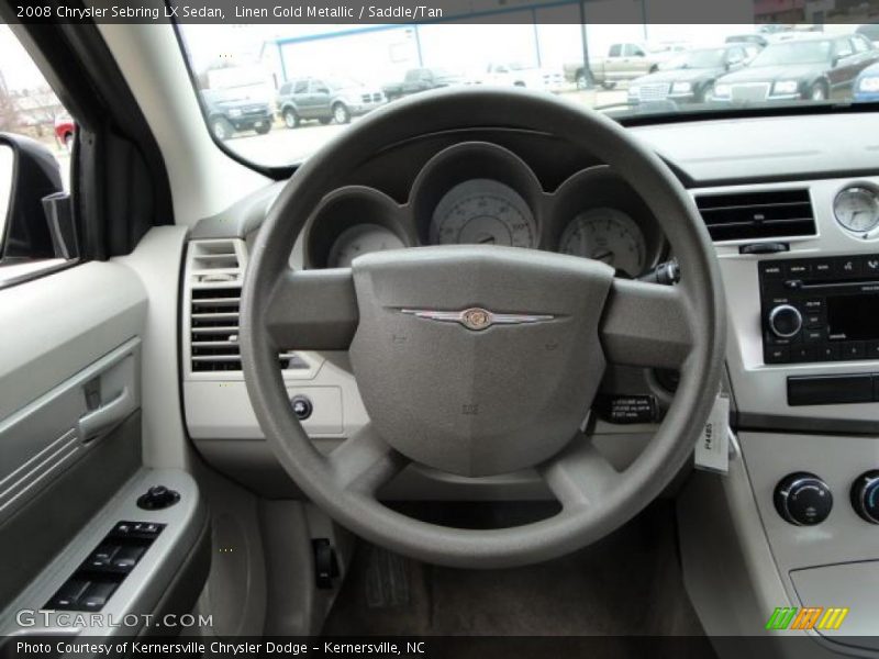 Linen Gold Metallic / Saddle/Tan 2008 Chrysler Sebring LX Sedan