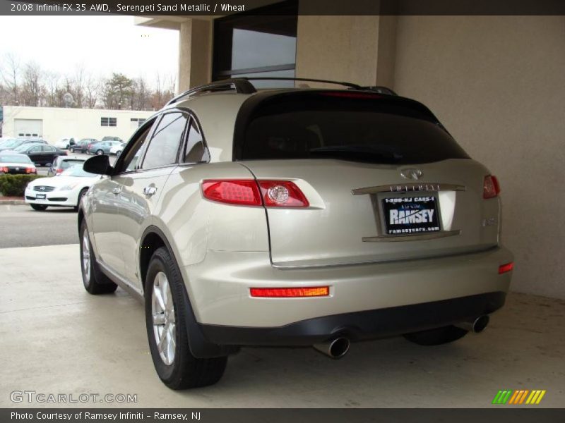 Serengeti Sand Metallic / Wheat 2008 Infiniti FX 35 AWD