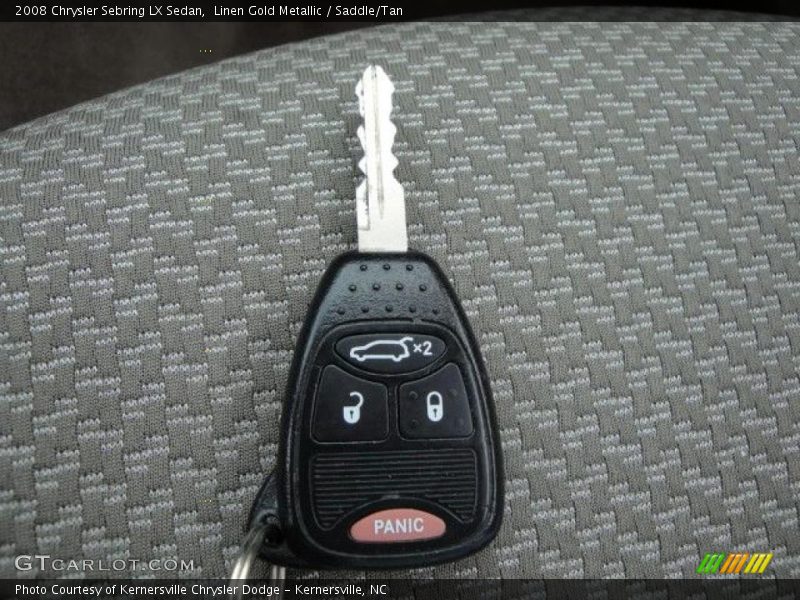 Linen Gold Metallic / Saddle/Tan 2008 Chrysler Sebring LX Sedan