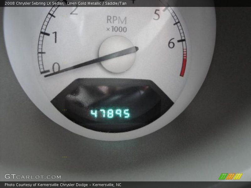 Linen Gold Metallic / Saddle/Tan 2008 Chrysler Sebring LX Sedan