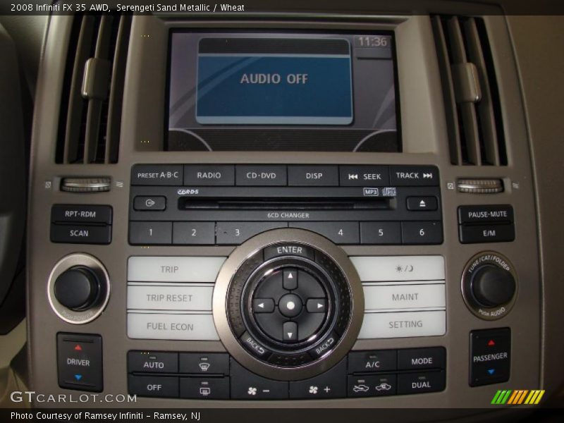 Serengeti Sand Metallic / Wheat 2008 Infiniti FX 35 AWD