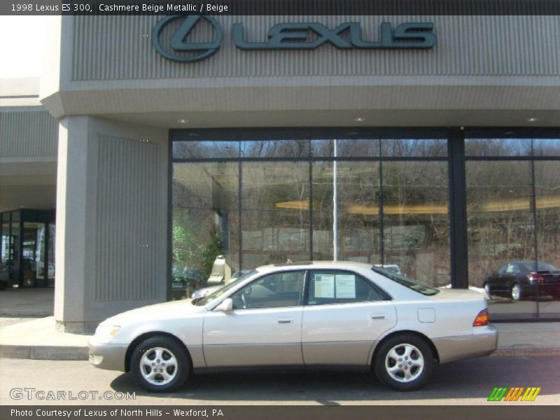 Cashmere Beige Metallic / Beige 1998 Lexus ES 300
