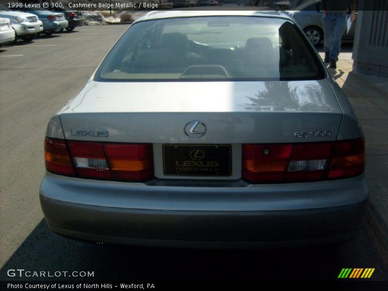Cashmere Beige Metallic / Beige 1998 Lexus ES 300