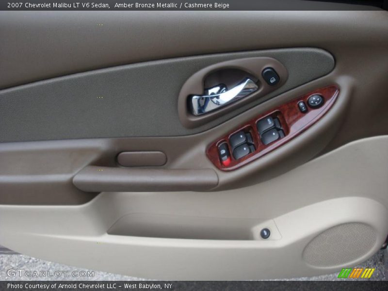 Amber Bronze Metallic / Cashmere Beige 2007 Chevrolet Malibu LT V6 Sedan