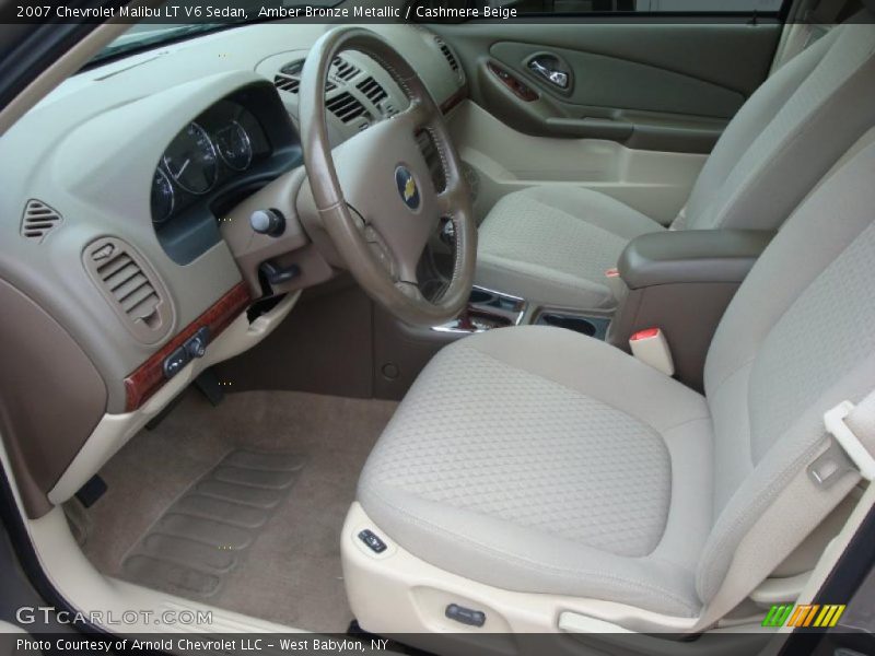 Amber Bronze Metallic / Cashmere Beige 2007 Chevrolet Malibu LT V6 Sedan