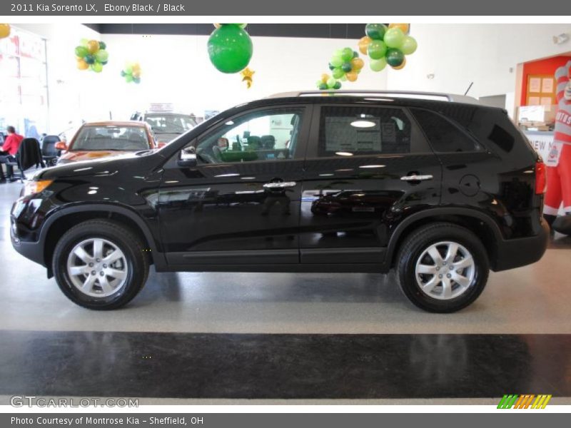 Ebony Black / Black 2011 Kia Sorento LX