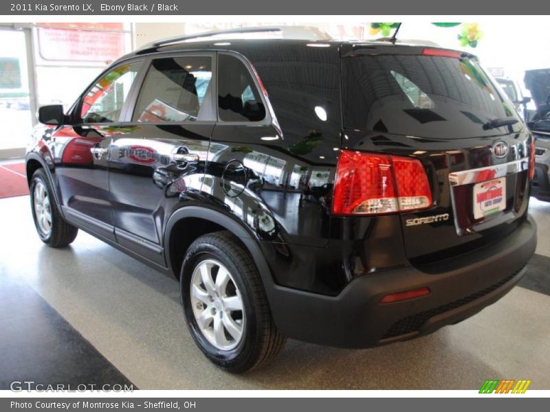 Ebony Black / Black 2011 Kia Sorento LX