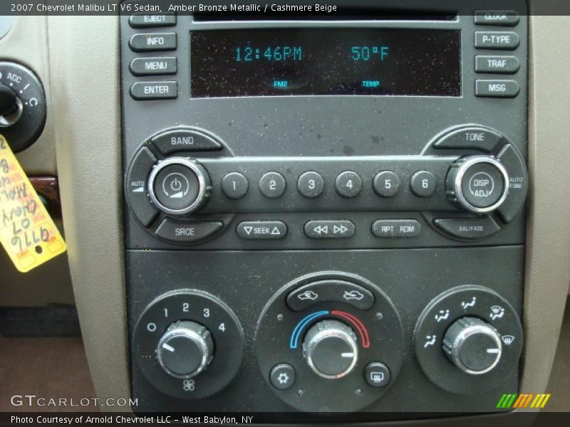 Amber Bronze Metallic / Cashmere Beige 2007 Chevrolet Malibu LT V6 Sedan