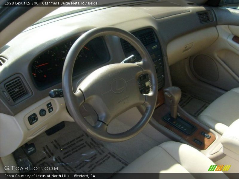 Cashmere Beige Metallic / Beige 1998 Lexus ES 300