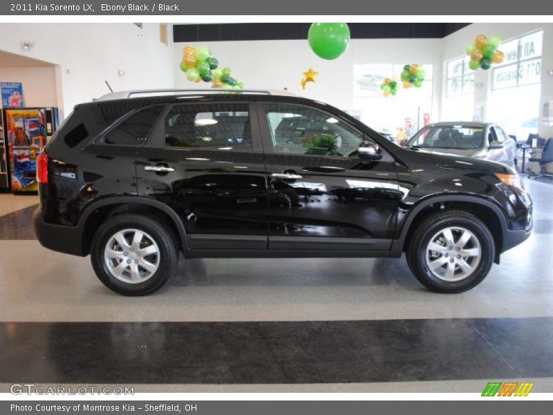 Ebony Black / Black 2011 Kia Sorento LX
