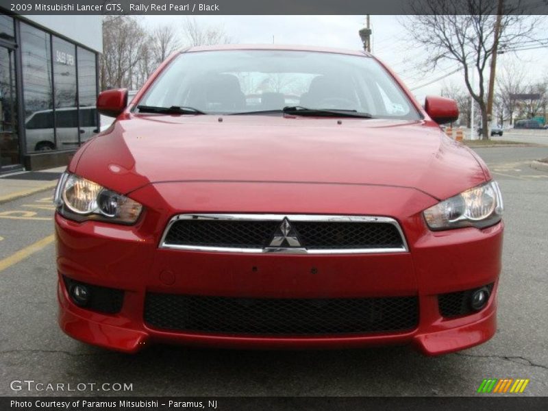 Rally Red Pearl / Black 2009 Mitsubishi Lancer GTS