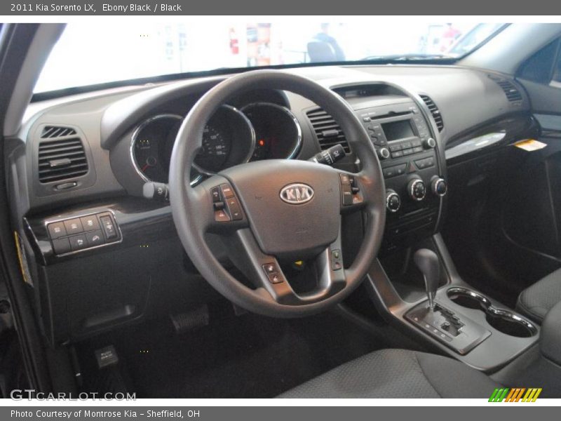 Ebony Black / Black 2011 Kia Sorento LX