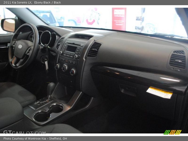 Ebony Black / Black 2011 Kia Sorento LX