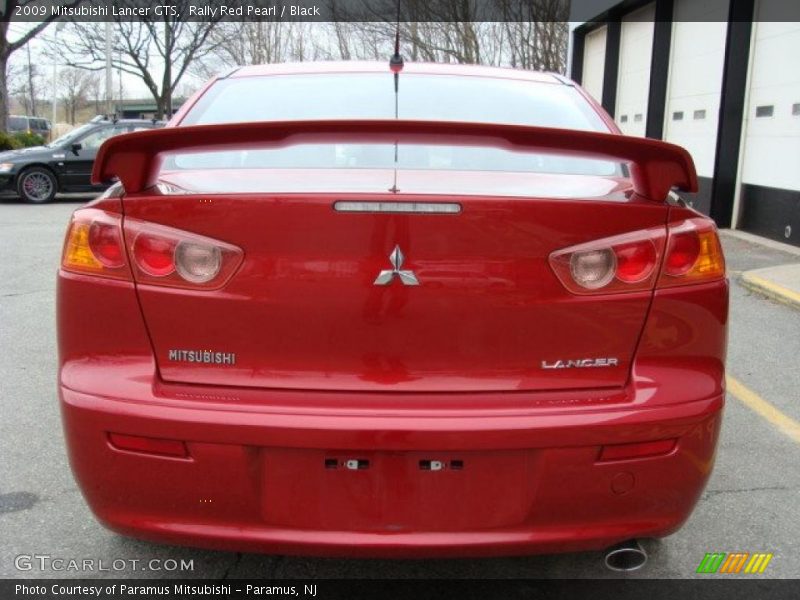 Rally Red Pearl / Black 2009 Mitsubishi Lancer GTS
