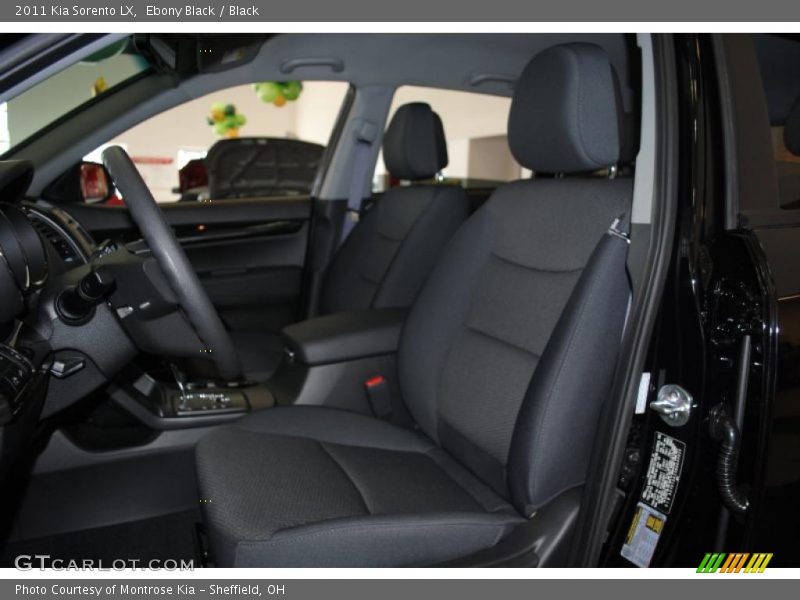 Ebony Black / Black 2011 Kia Sorento LX