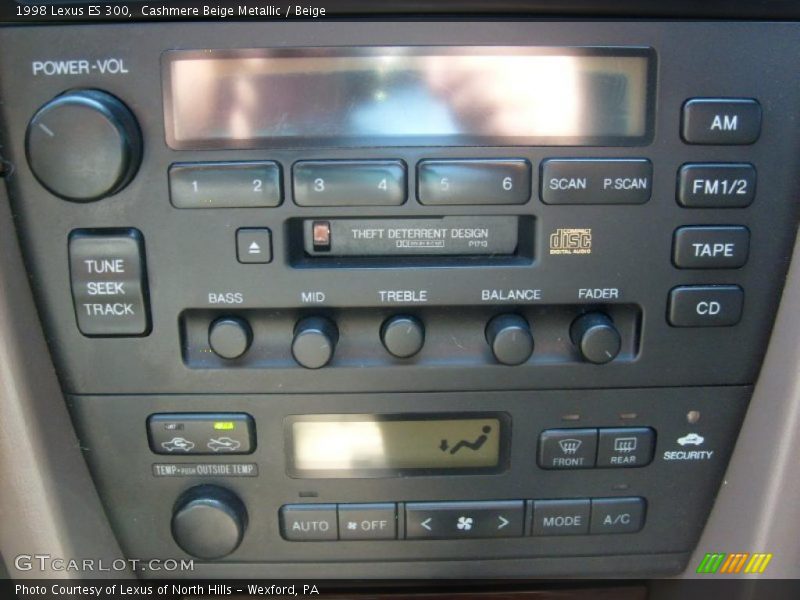 Cashmere Beige Metallic / Beige 1998 Lexus ES 300