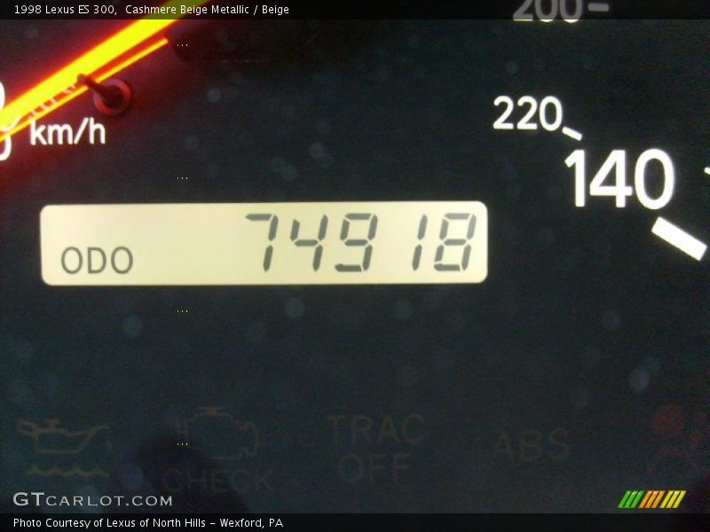 Cashmere Beige Metallic / Beige 1998 Lexus ES 300