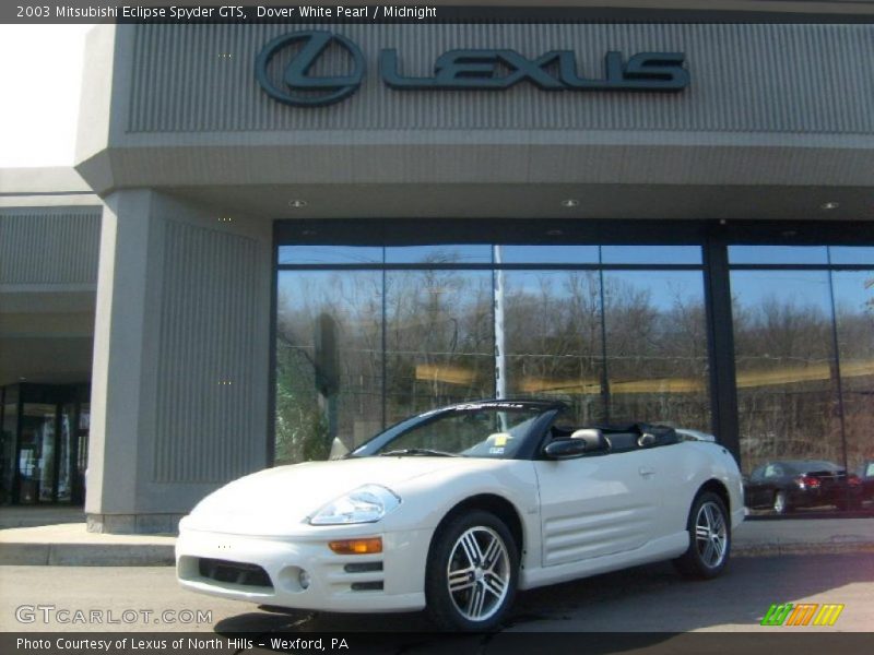 Dover White Pearl / Midnight 2003 Mitsubishi Eclipse Spyder GTS