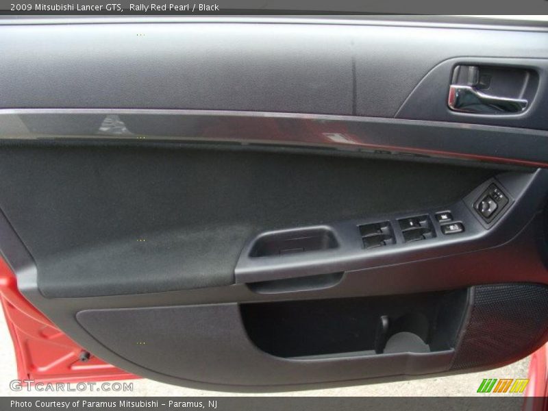 Rally Red Pearl / Black 2009 Mitsubishi Lancer GTS