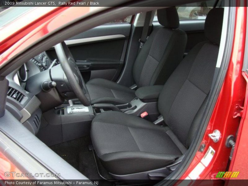 Rally Red Pearl / Black 2009 Mitsubishi Lancer GTS