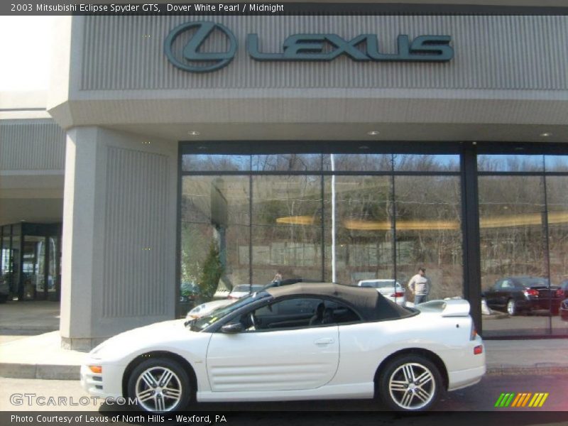 Dover White Pearl / Midnight 2003 Mitsubishi Eclipse Spyder GTS