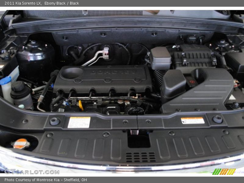 Ebony Black / Black 2011 Kia Sorento LX