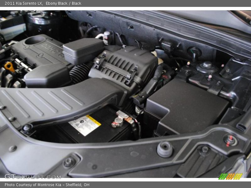 Ebony Black / Black 2011 Kia Sorento LX