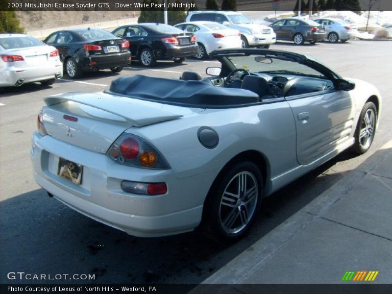 Dover White Pearl / Midnight 2003 Mitsubishi Eclipse Spyder GTS