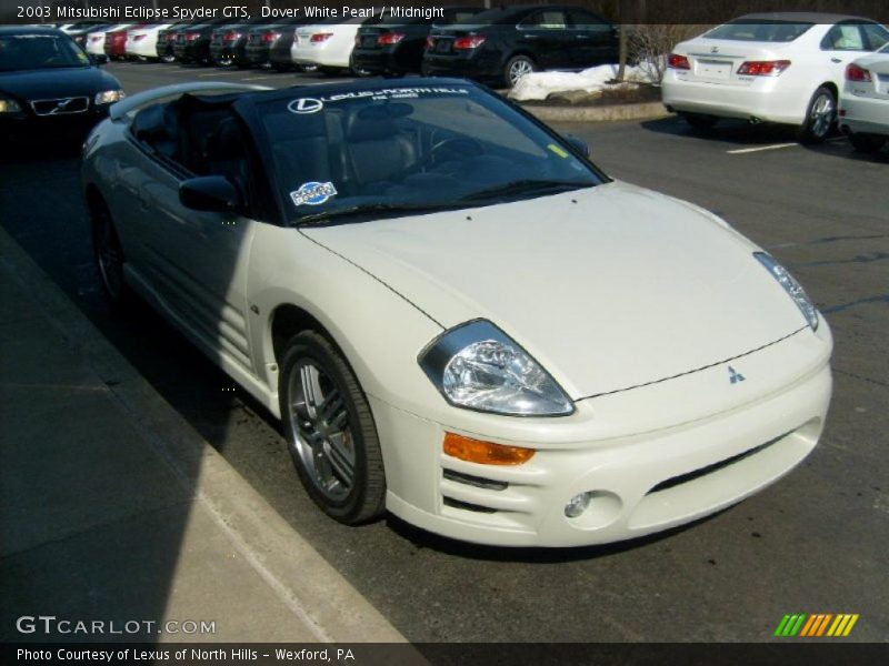 Dover White Pearl / Midnight 2003 Mitsubishi Eclipse Spyder GTS