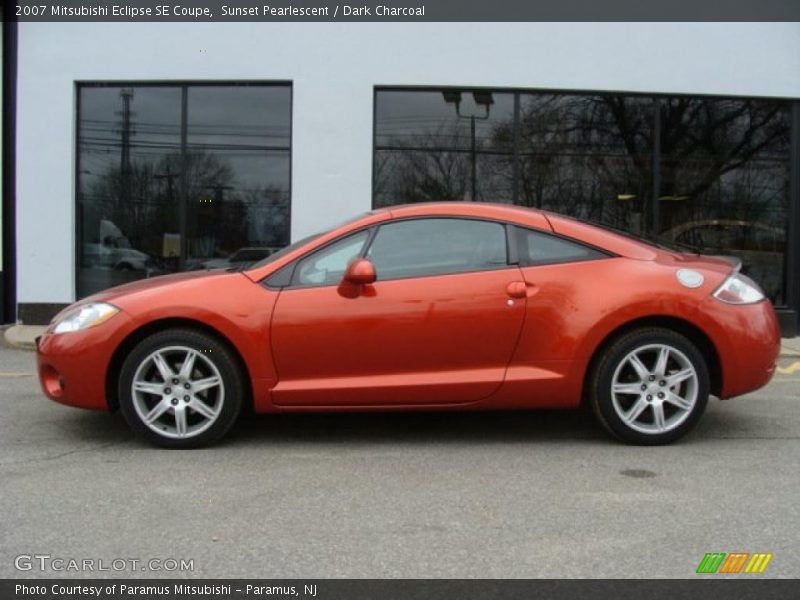 Sunset Pearlescent / Dark Charcoal 2007 Mitsubishi Eclipse SE Coupe