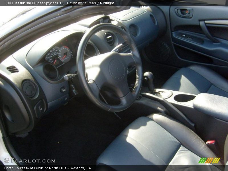 Dover White Pearl / Midnight 2003 Mitsubishi Eclipse Spyder GTS