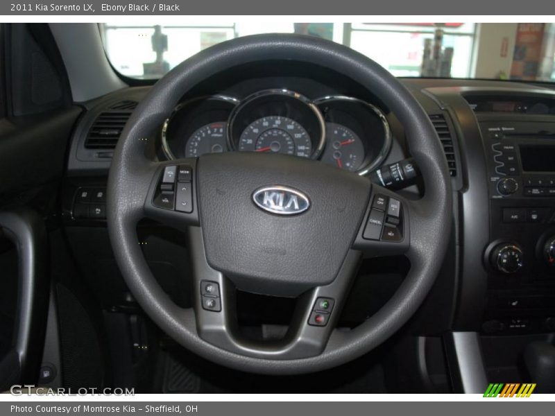 Ebony Black / Black 2011 Kia Sorento LX