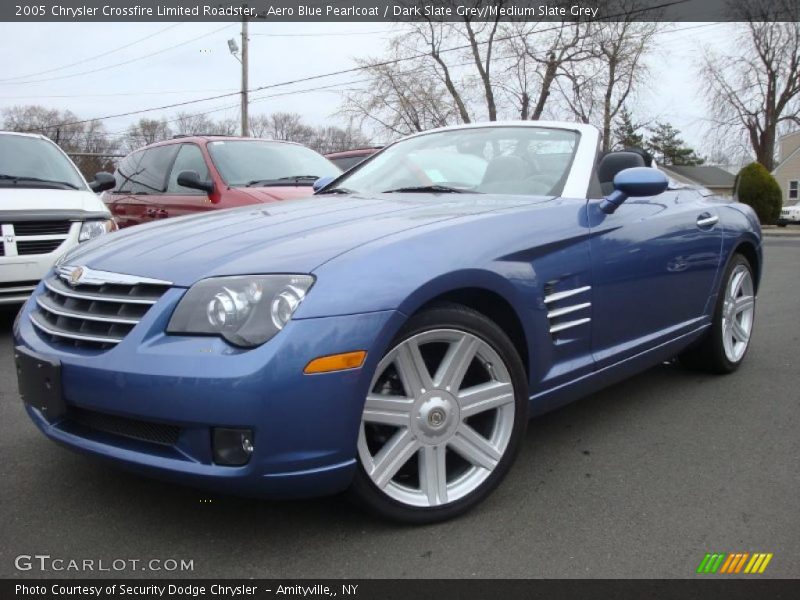 Aero Blue Pearlcoat / Dark Slate Grey/Medium Slate Grey 2005 Chrysler Crossfire Limited Roadster
