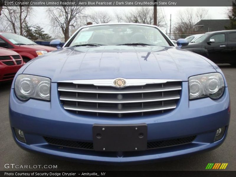 Aero Blue Pearlcoat / Dark Slate Grey/Medium Slate Grey 2005 Chrysler Crossfire Limited Roadster