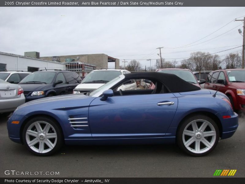 Aero Blue Pearlcoat / Dark Slate Grey/Medium Slate Grey 2005 Chrysler Crossfire Limited Roadster