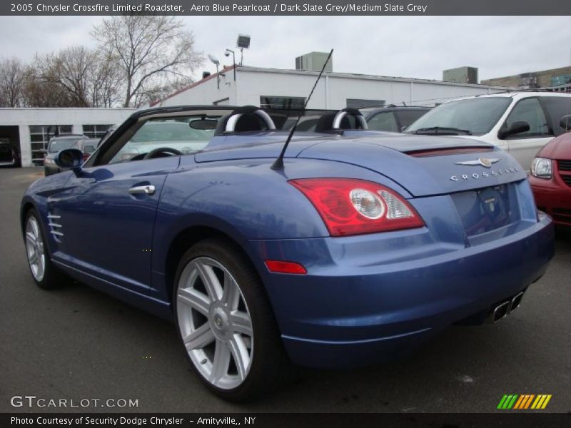 Aero Blue Pearlcoat / Dark Slate Grey/Medium Slate Grey 2005 Chrysler Crossfire Limited Roadster